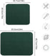 Qilmy Countertop, 16 18 Inch Hunter Green Dish Drying Mats Tableware Absorption Water Mat Home Decor Drying Pad