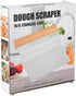Stainless Steel Pastry Scraper, Dough/Pastry/Bread Cutter with Non-Slip Wood Handle and Herb Stripper 8-hole