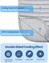Summer Sweats,50"x70" Ailemei Direct Cooling Throw Blanket for Hot Sleepers,Double Sided Cold Effect, Lightweight