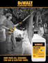 (16 oz 2)) DEWALT Biodegradable Bar & Chain Oil Green, Eco-Friendly, Non-Toxic Professional Bar & Chainsaw Lubricant