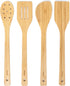 Norpro 12-Inch Natural Bamboo Pointed Spoon