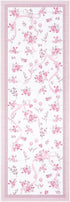 2x6 GarveeHome Runners for Hallways Non Slip, Kitchen Runner Rug Pink and White Bow Rugs for Bedroom Girls, Low Pile