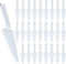 TINSKY 50Pcs Clear Plastic Disposable Cake Cutter, 9.1 Inch Pie Server, Cake Spatula, Pizza Cutter