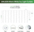 6.5ft 6.5ft 200 8 A.bigwhale Vines Lights for Bedroom, x Ivy Garland with LED Vine Artificial Fairy Lights Curtain