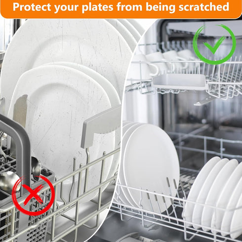 Cenipar Dishwasher Rack Tine Prong Repair End Cover Caps (100pcs) - 1 Inch Round Anti Slip Tips