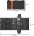 Linkidea Pocket Knife Display Bag, Tactical Knives Roll Bag, Folding Small Knife Storage Pouch with 18 Slots