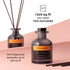 Narcotique Reed Diffuser Set, Floral-Fruity Fragrance, 3.38 oz Scent Fragrance Oil Diffuser for Home Décor