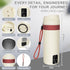 Tengfy 450ML 4 Settings, 304 Portable Electric Kettle, Mini Hot Water Boiler Heater, Travel Kettle with Temperature