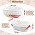 40oz 10" 11" Set Sourdough Starter Kit, Sourdough Bread Baking Supplies with Jar, & Cotton Banneton Proofing Baskets