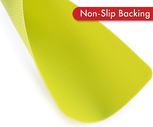 Dexas Heavy Duty Grippmat Flexible Cutting Board Set of Four, 8 by 11 inches, Gray, Red, White, Green