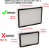 EZ SPARES 3 PCS Compatible with Kenmore EF1 (EF-1) Exhaust Vacuum Filter, Compares to 86889 HEPA Filter