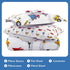 Sets Set 7 Viviland Kids Full Bedding for Boys, Girls Soft Full Comforter with Sheets, Pieces Microfiber Bed in a Bag