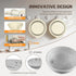 26PCS (34OZ), Set 2 Sourdough Starter Kit, Sourdough Bread Baking Supplies, Including a Sourdough Starter Jar Silicone
