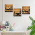 12"x12"x3 Apicoture Bear Elk Moose Wall Pictures Forest Landscape Hunting Theme Woodland Animal Painting Framed Canvas