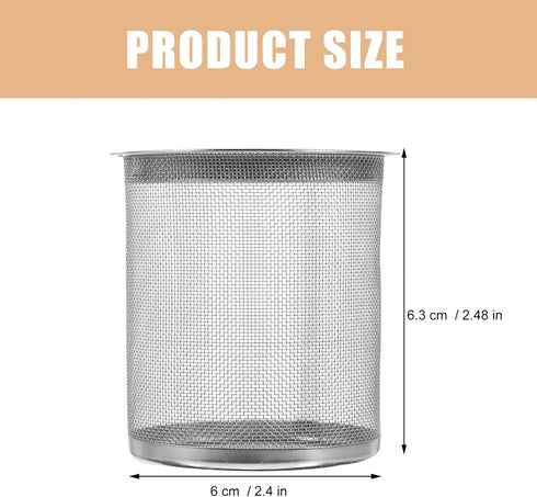 Kichvoe Stainless Steel Tea Strainer, Tea Kettle, and Mug Filter for Brewing Tea