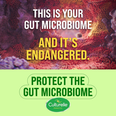 Culturelle Daily Probiotic Capsules | 30 CT | 1 Month Supply | Most Clinically Studied Probiotic Strain for Men & Women