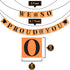 KatchOn We Are So Proud Of You Banner - 14 Feet, No DIY, Black Orange Grad Decorations