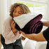 50x60 Inches NANPIPER Sherpa Blanket for Couch, Warm and Lightweight Throw, Soft Fuzzy Plush Fleece for Winter, Plum