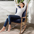 1 Set Rocking Chair Cushion High Back Chair Cushions for Garden Outdoor Indoor Sofa Tatami Car Seat Beach Tatami Mat