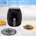 Air Fryer Grill Pan for Power XL 5QT, 8.7'' Round Non-Stick Replacement Tray Rack Parts Accessories, Dishwasher Safe