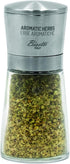Bisetti Herbs Mill - One Size, Glass/Stainless Steel, Transparent