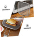 SUPVOX Sandwich Grill Folding Tray - Microwave Toaster Sandwich Maker for Bread Slice Grill Oven