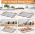 Cooling Rack for Baking, 3 Tiers, 16" x 10" Stackable Collapsible Nonstick Stainless Steel Baking Racks