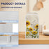 Can Opener Cover, Dragonfly Sunflower Design for Dust and Stain Protection, Fits Most Electric Can Openers