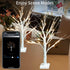 2FT 18 Dimmable, 2 Pack Smart Birch Tree with LED Lights, Bluetooth App Controlled, Modes, Timer, Music Sync, Warm