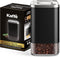 Kaffe Glass Coffee Canister (12oz) with Airtight Lid - BPA Free Glass & Stainless Steel Kitchen Storage Container