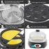 Elite Gourmet EGC007CHC# Rapid Egg Cooker, 7 Easy-To-Peel Eggs, Poacher, Omelet Maker, Auto Shut-Off, Charcoal Grey