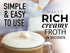 Zulay Kitchen Milk Frother Set, Latte Art Coffee Kit with Handheld Frother, Stainless Steel Pitcher & Stencils