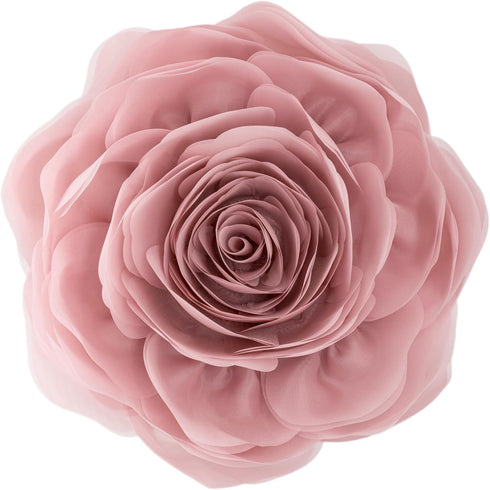 JWH Stereo Flower Throw Pillow Covers - Aesthetic Decorative Floral Accent Pillow Cases for Bedroom 12 Inch