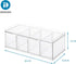Counter, 4-Section iDesign XL Tea Bag Organizer for Clear Stackable Tea Storage Drawer for Cabinet