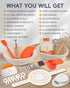30-Pcs 9 inch 10 inch Sourdough Bread Baking Supplies - Sourdough Starter Kit | Including Round and Oval Banneton