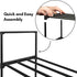 17x26.5 2 Closets, Americanflat Shoe Organizer - Tier Shoe Rack Storage Shelf with Sturdy Steel Frame - Ideal
