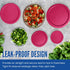 Replacement Lid for Pyrex 7.5" (7 Cup) Storage Plastic Cover Bowl 7402-PC, Fuchsia (10-Pack)