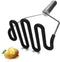 Jell-Cell Potato Masher with Silicone Protect Body, Premium Non-Scratch Stainless Steel for Smooth Mashed Potatoes