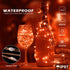 66ft 200 8 Fairy Lights LED USB Twinkle String Lights Plug in Silver Wire Lights with Remote and Timer Modes Outdoor