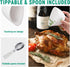 304 Herb Stripper Bowl with Foldable Spoon: Food-Grade Silicone Herb Stripper Tool with Stainless Steel Spoon