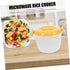 Rice Cooker Rice Maker Cooker Micro Food Steamer Microwave Mini Food Steamer Induction Heater Tool Rice Making Tool Oven Rice Steamer Oatmeal Travel Micro-wave Oven Plastic Japan by RORPOIR