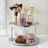 Juvale 2-Tier Stainless Steel Lazy Susan Spice Rack Organizer for Kitchen & Pantry Countertop (10.5 in)
