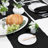 Solino Home Linen Black Table Runner, 100% Pure Linen Hemstitch, 14 x 72 Inch for Dining, Summer, Fall