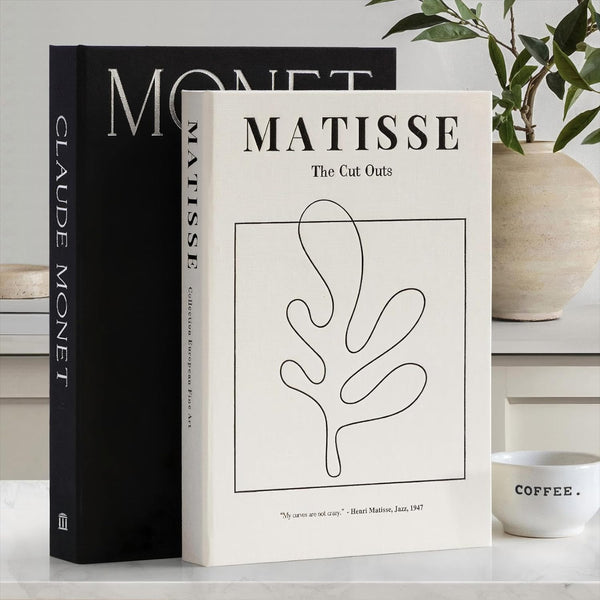 innoicco Decorative Book for Home Decor - Aesthetic Fake Books for Coffee Table