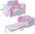2 -in-1 Toddler Chair and Couch, Toddler Couch Fold Out, Convertible Chairs for Toddlers Comfy Sofa to Lounger