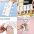 Popsicle Molds Set of 3, 12 Cavities Silicone Ice Cake Pop Maker with 50 Wooden Sticks & Self-adhesive Bags