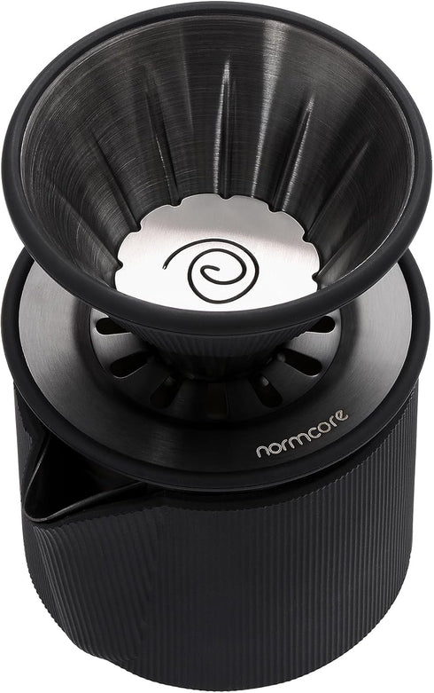 Set, Set, V60 304 Normcore Travel Pour Over Portable Pour Over Coffee Maker Single Cup Travel Coffee Dripper, Use