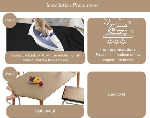 28 47 Inch Coffee,28"x47") PU Stretch Fitted Rectangle Tablecloth with Elastic Edge x Waterproof Oil Proof Table Cloth
