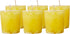 Aroma Naturals Ambiance Votive Candle, Yellow/Orange/Lemongrass, 6 Count