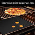 Oven Liners for Bottom of Oven, 23.6x15.7 Inch Heavy Duty Non-stick Reusable Mat for Gas Electric Oven
